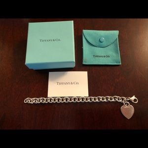 Tiffany Heart Tag Charm Bracelet